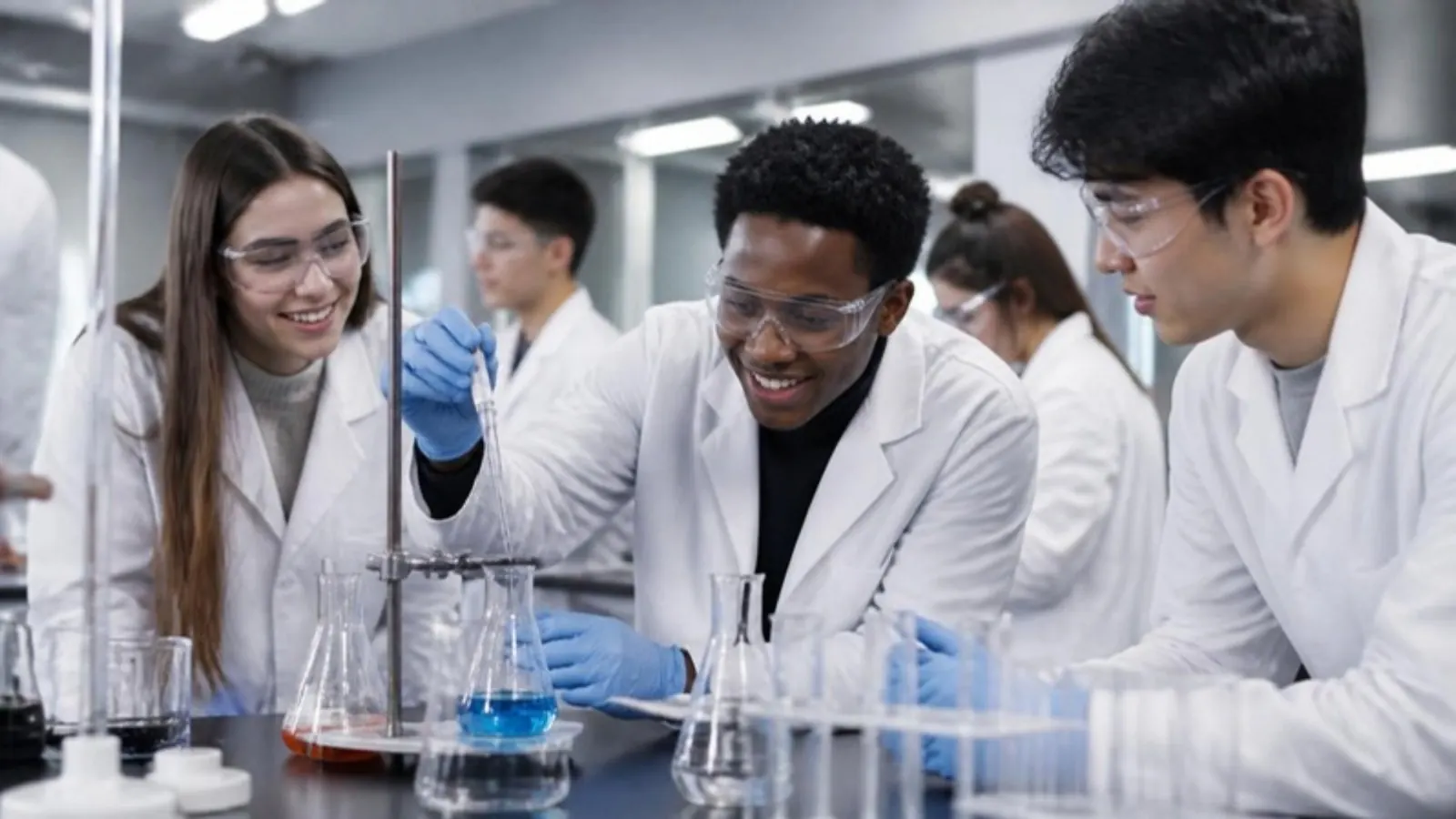 Illustrative image: Science lab