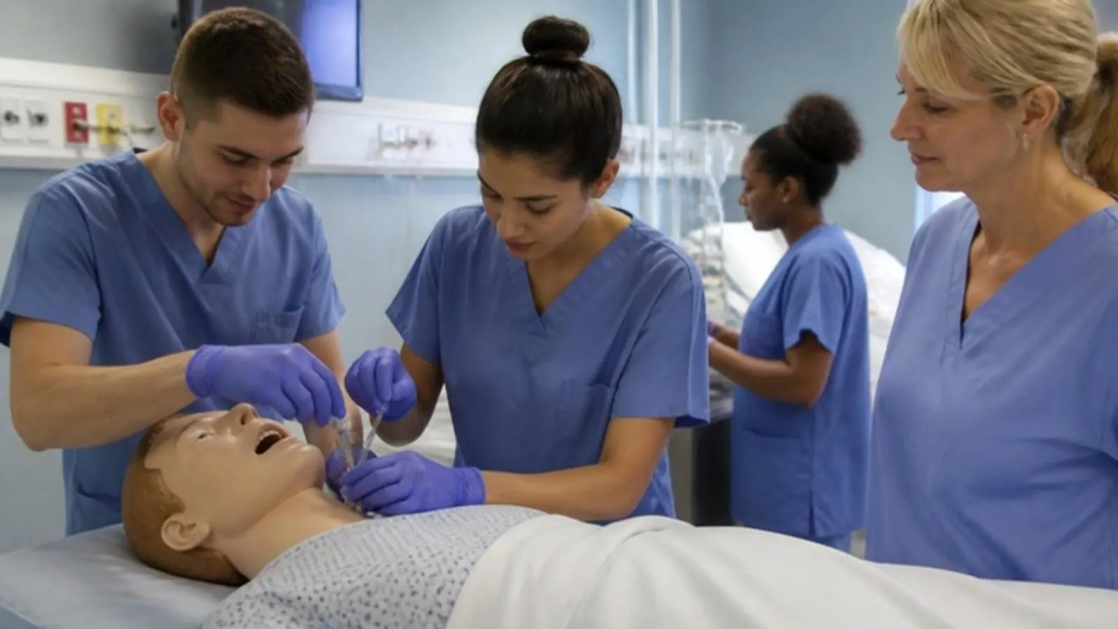 Illustrative image: Nursing simulation lab